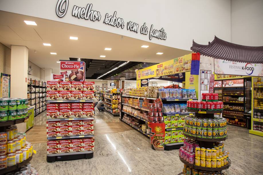 O mercado coreano: 90% dos produtos são importados
