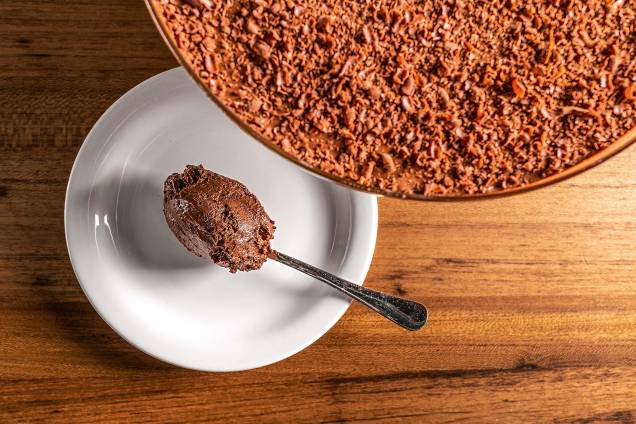 Musse de chocolate: opção de sobremesa Musse de chocolate: opção de sobremesa