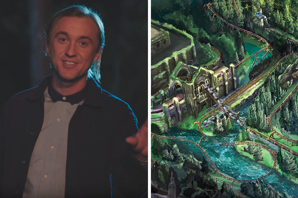 Ator de Draco Malfoy revela novidades sobre montanha-russa de Harry Potter