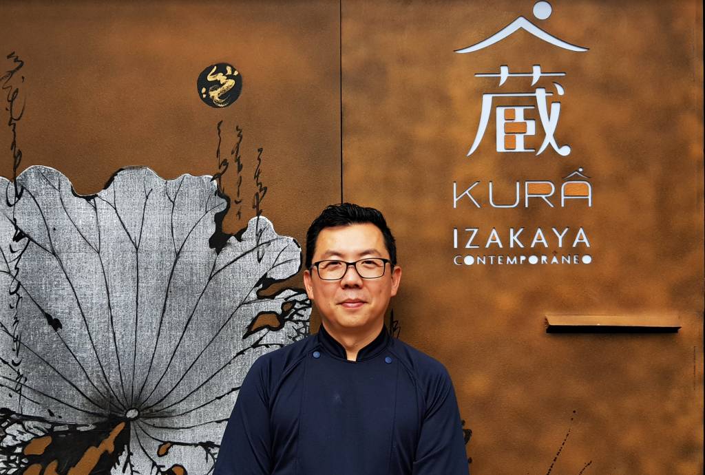 Chef Ken Tanaka em frente ao Kura Foto Jo Takahashi Chef Ken Tanaka em frente ao Kura Foto Jo Takahashi