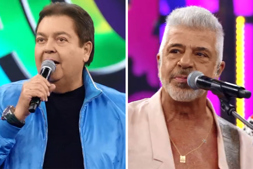 Lulu Santos é surpreendido por comentário de Fausto Silva no Domingão