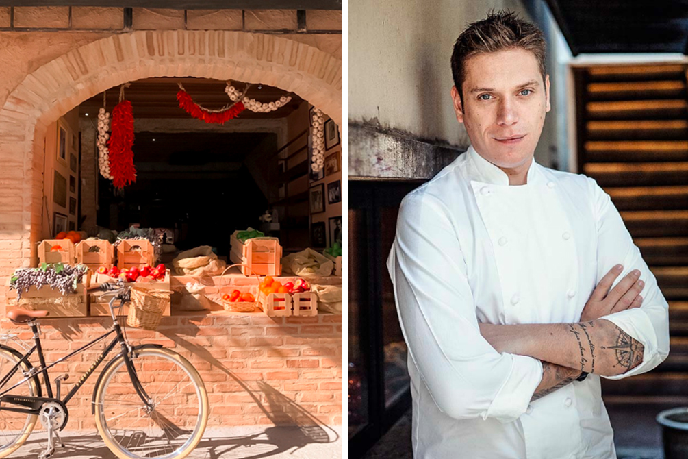 Chef Rodolfo De Santis inaugura uma cantina