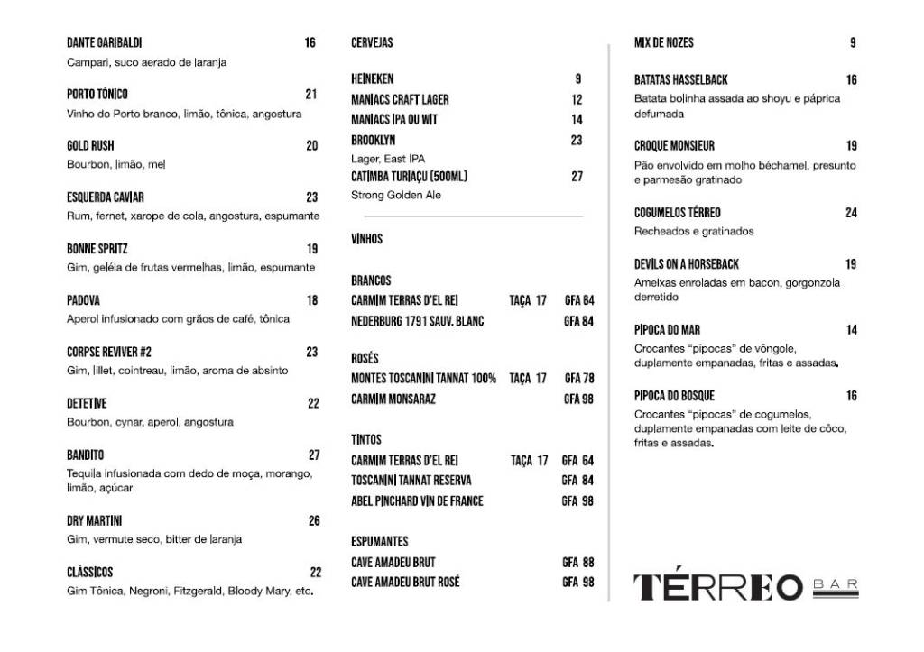 Terreo Bar Terreo Bar