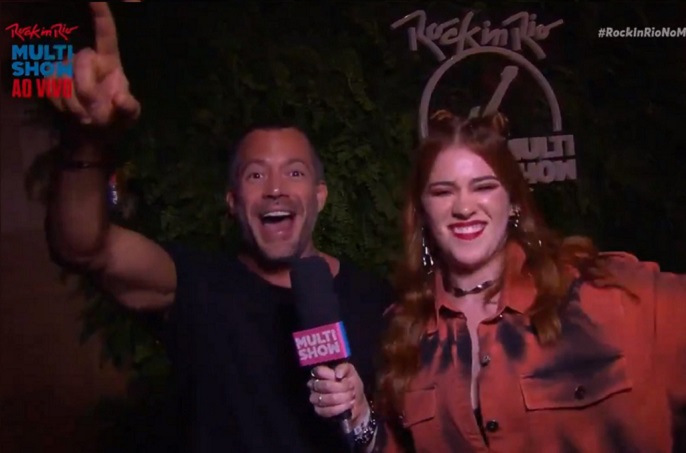 Malvino Salvador comete gafe em transmissão ao vivo do Rock in Rio