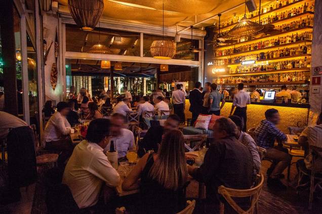 O bar, na Vila Olímpia: sempre badalado O bar, na Vila Olímpia: sempre badalado