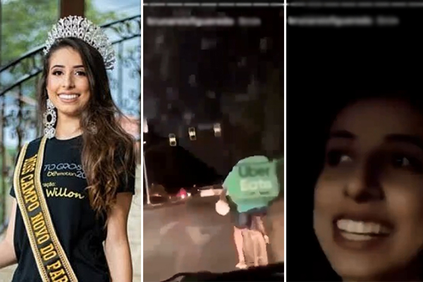 Jovem faz vídeo zombando de entregador de app e perde título de “miss”