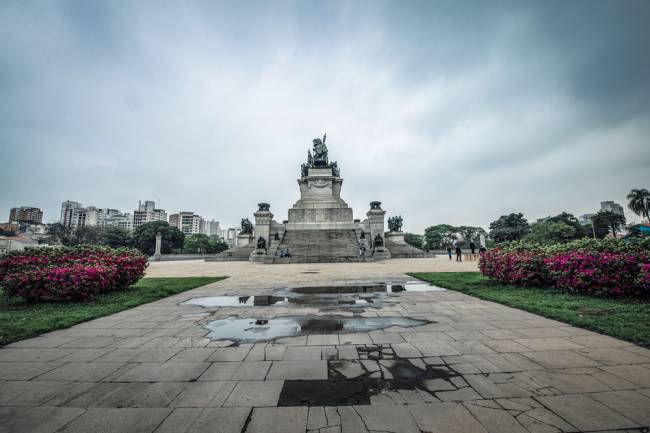 Parque da Independência fica no Museu do Ipiranga