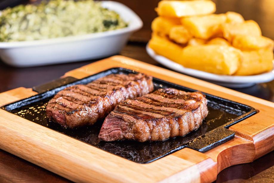 Picanha na chapa: peça de 340 gramas