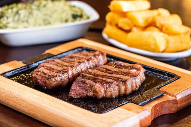 Picanha na chapa: peça de 340 gramas Picanha na chapa: peça de 340 gramas