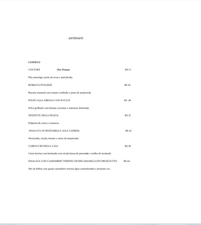 Vicoboim – Cardápio Vicoboim – Cardápio