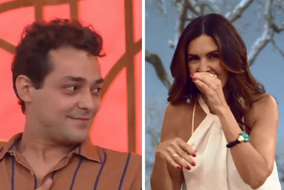 Eduardo Sterblitch causa crise de risos em Fátima Bernardes