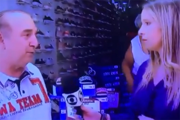 Vídeo: repórter da Globo desmaia durante entrevista ao vivo
