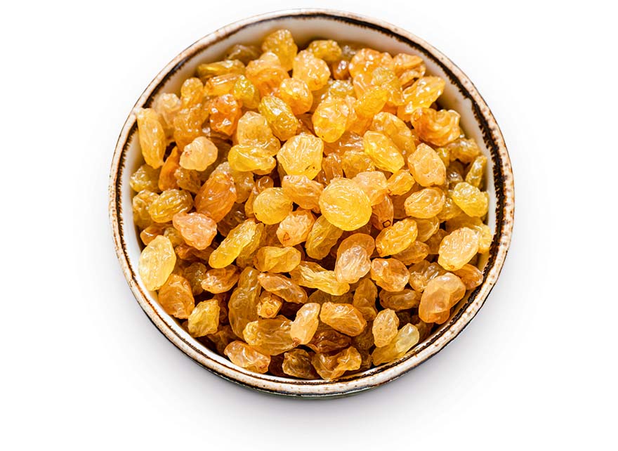 Uvas passas douradas Uvas passas douradas