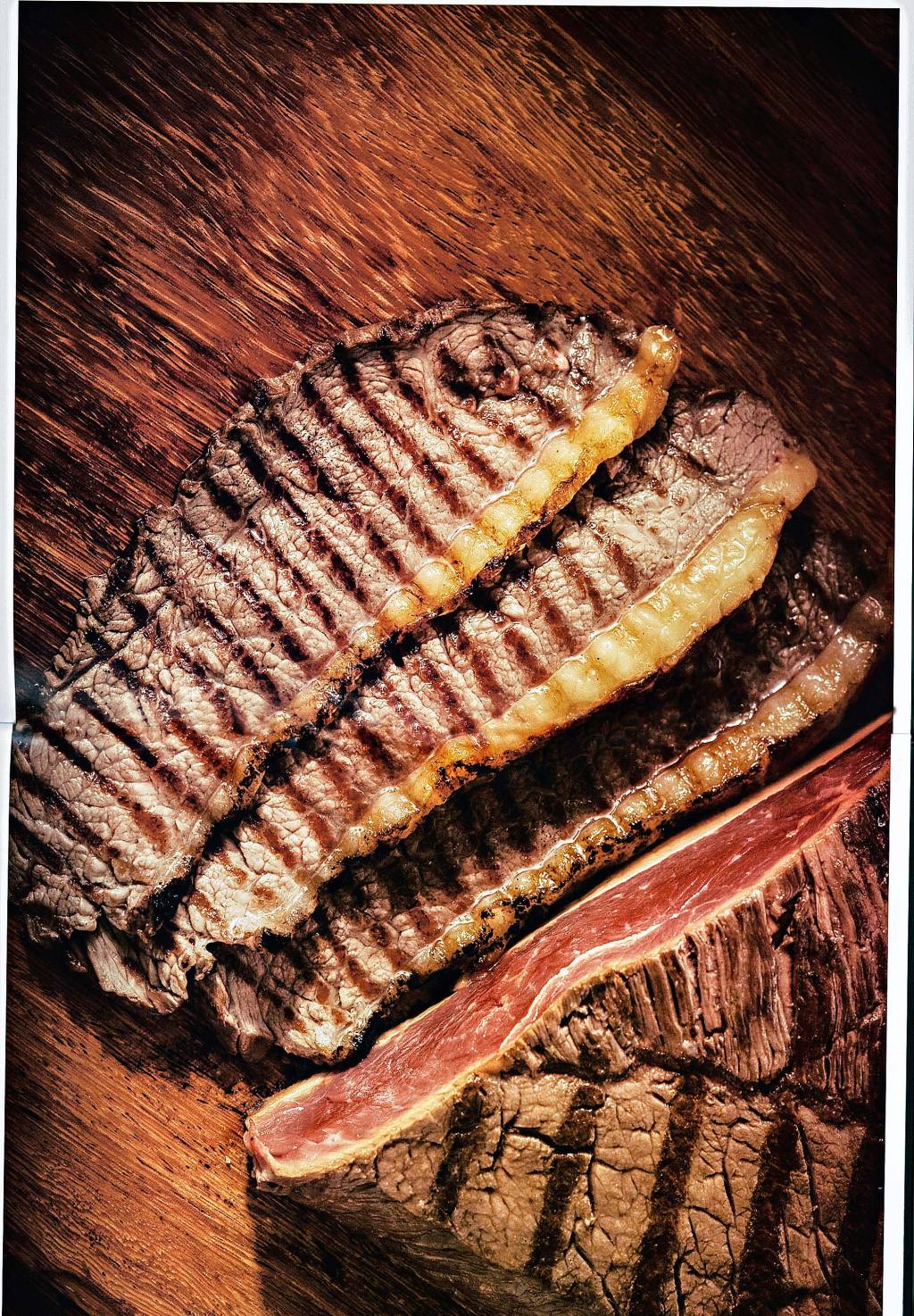 Picanha fatiada da churrascaria Rodeio. Picanha fatiada da churrascaria Rodeio.