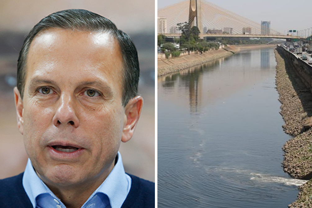 Doria entrega complexo que amplia coleta e tratamento de esgoto em SP
