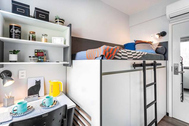 Quarto individual da Uliving, nos Jardins: só para estudantes Quarto individual da Uliving, nos Jardins: só para estudantes