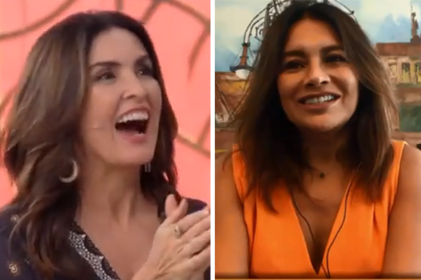 Gritos chamam atenção durante entrevista de Dira Paes com Fátima Bernardes