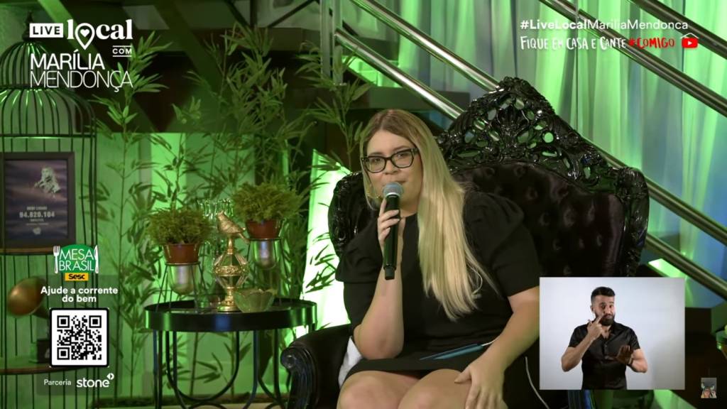 Marília Mendonça também bate recorde em transmissão ao vivo