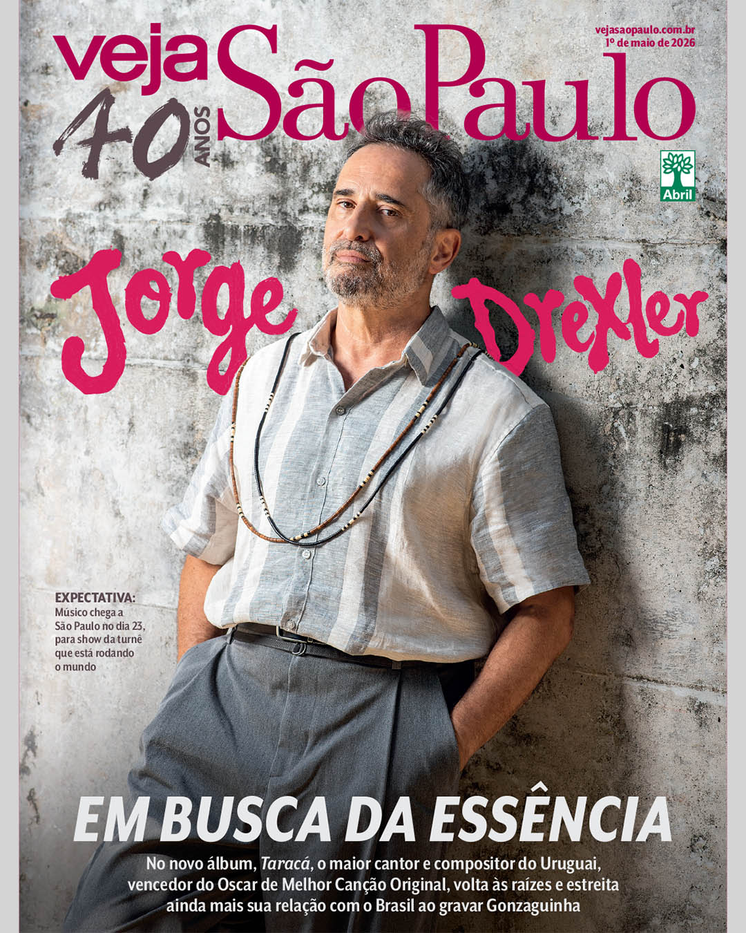 Jorge Drexler fala sobre novo disco: “O luto tem caminhos misteriosos”