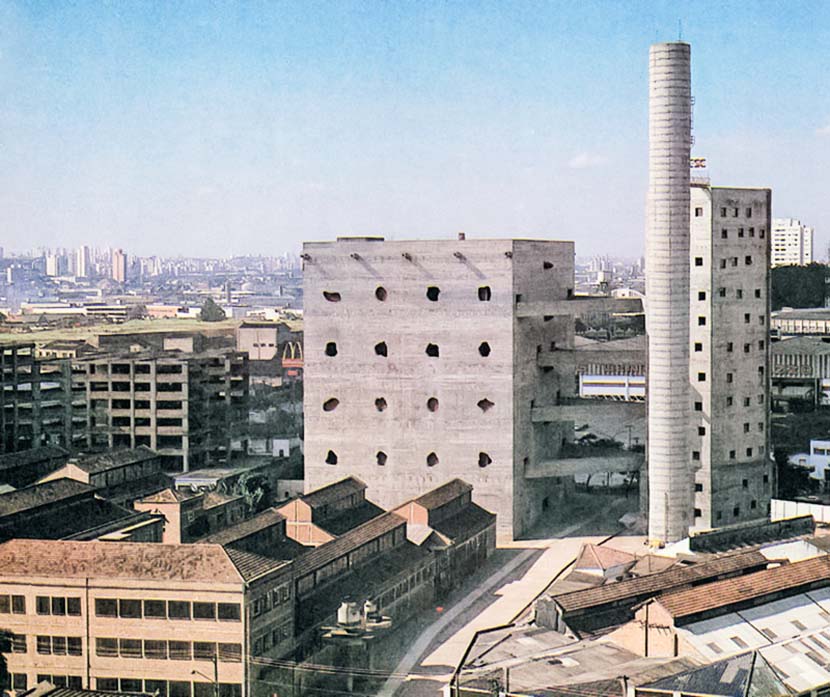A imagem mostra o Sesc Pompeia