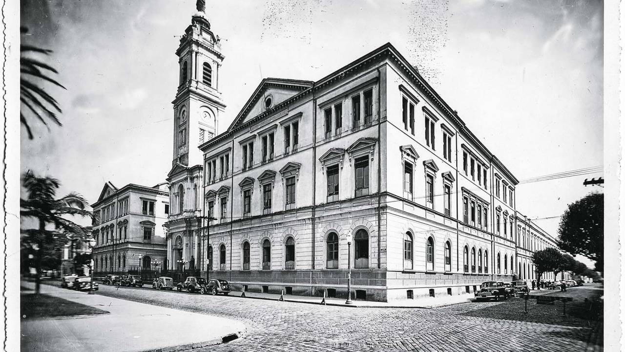 Fachada do Liceu Coração de Jesus, construído em 1885