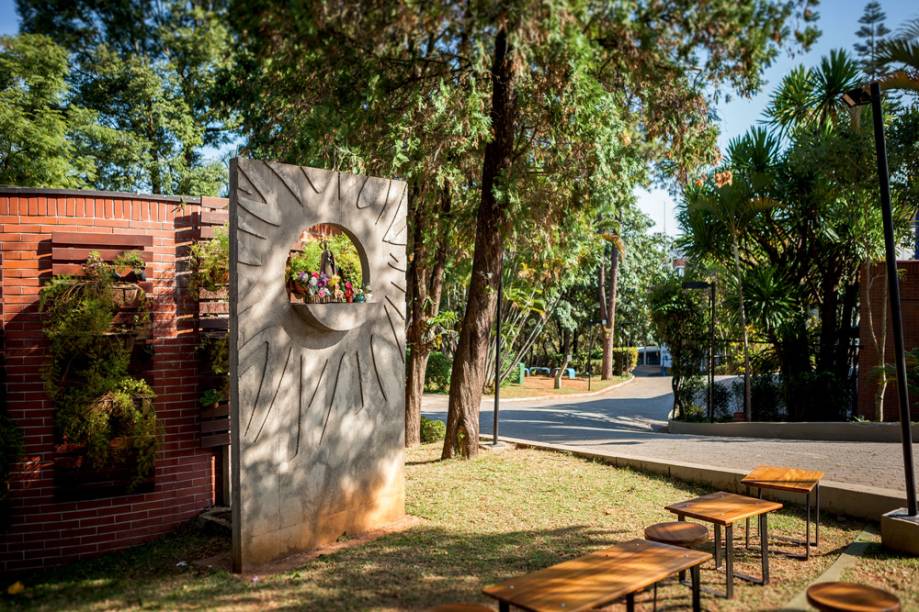 Colégio Santo Américo, no Morumbi: boneco para tornar higienização lúdica Colégio Santo Américo, no Morumbi: boneco para tornar higienização lúdica