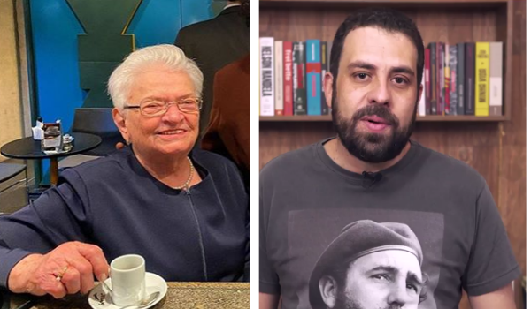 Guilherme Boulos e Luiza Erundina são pré-candidatos do PSOL à prefeitura