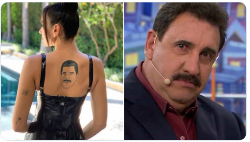 Dua Lipa revela nova ‘tatuagem’ e fãs veem Ratinho: veja os memes