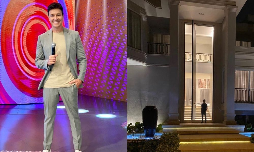 Gigante, porta de mansão do Rodrigo Faro virou meme nas redes sociais