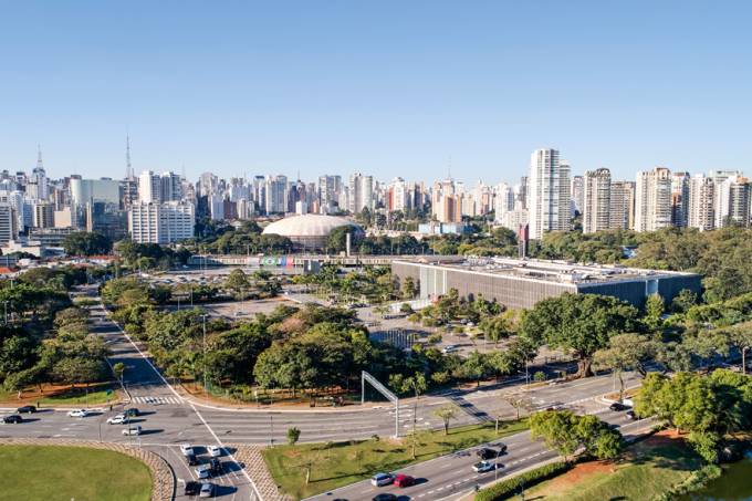 Ibirapuera in Sao Paulo city, Brazil.