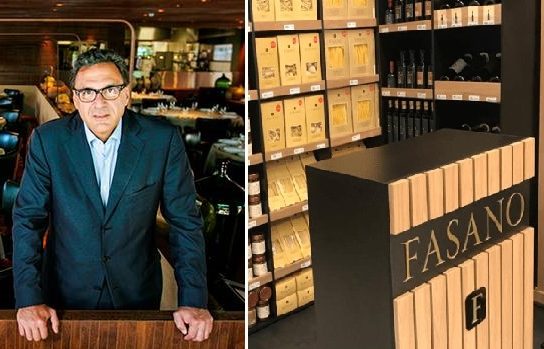 La Pastina monta loja com produtos Fasano