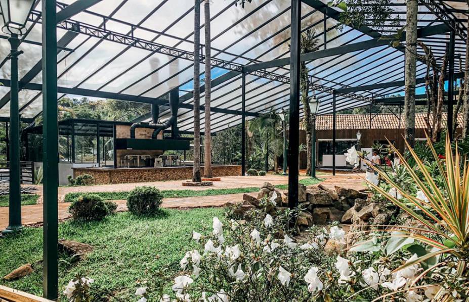 Área com mais de 3000 metros quadrados: na antiga Casa da Fazenda do Morumbi