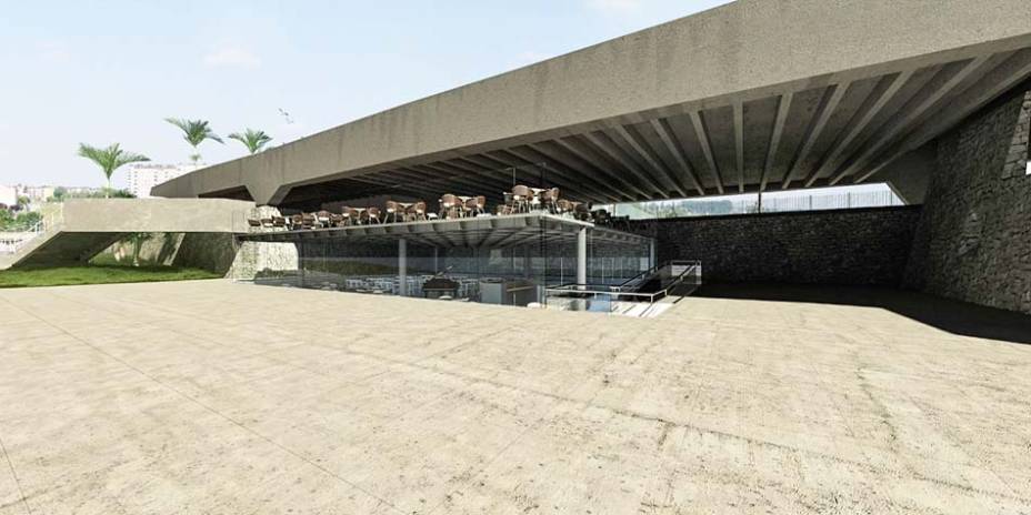 Projeto do arquiteto Mauricio Xavier para o espaço abandonado: uso comercial foi proibido pelo zoneamento e pelo tombamento da área “estritamente residencial”