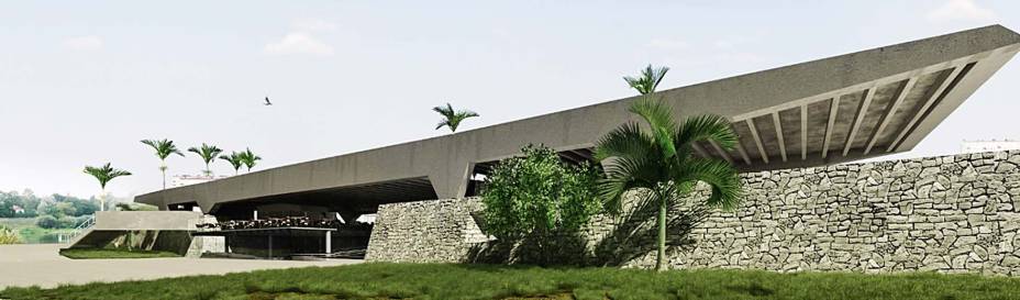 Projeto do arquiteto Mauricio Xavier para o espaço abandonado: uso comercial foi proibido pelo zoneamento e pelo tombamento da área “estritamente residencial” Projeto do arquiteto Mauricio Xavier para o espaço abandonado: uso comercial foi proibido pelo zoneamento e pelo tombamento da área “estritamente residencial”