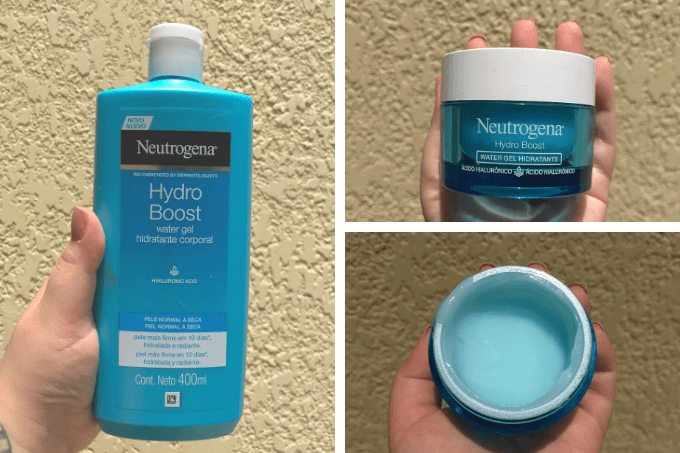 cosméticos 2020 Cremes Hydro Boost da Neutrogena: para corpo e rosto