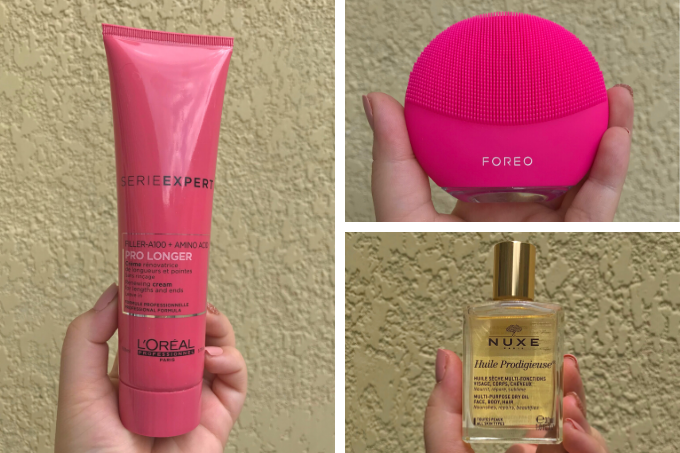 cosméticos veganos Linha Pro Longer da Loreal, massageadora Foreo e óleo multiuso da Nuxe: os bons investimentos de 2020
