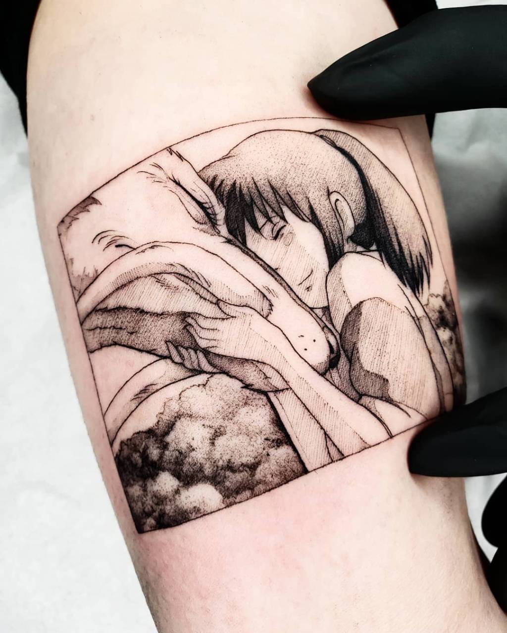 animes loading Haku e Chihiro, do premiado A Viagem de Chihiro