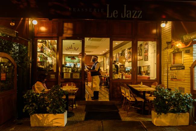 Le Jazz Brasserie – Pinheiros Imagem da fachada do Le Jazz