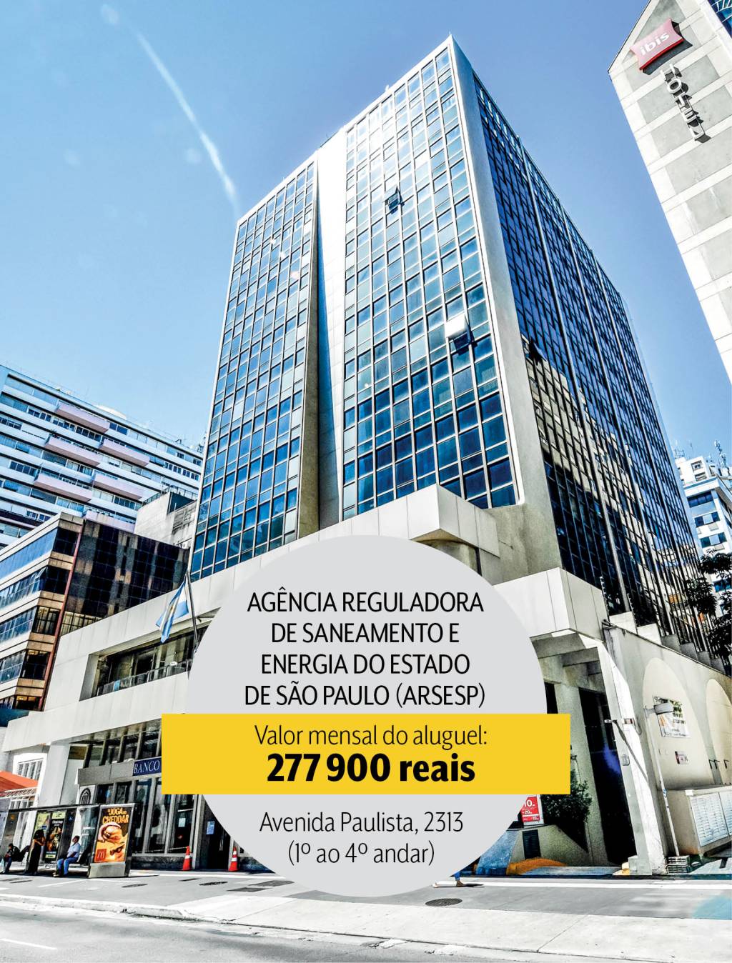 capa gasto público aluguel Sede da Arsesp na Avenida Paulista: mais de 200 mil em aluguel por mês