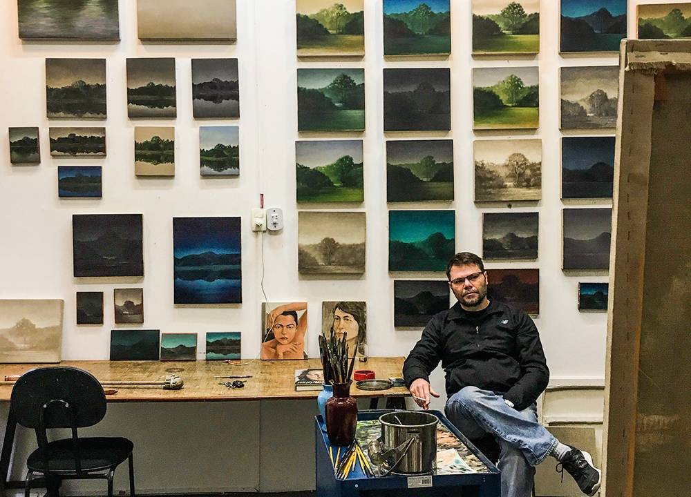 Maurício Parra: um dos artistas da galeria São Paulo Flutuante