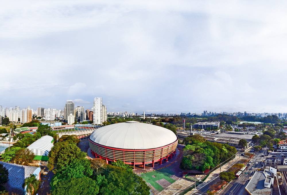 Sao Paulo, Brazil – Ibirapuera district panoramic view