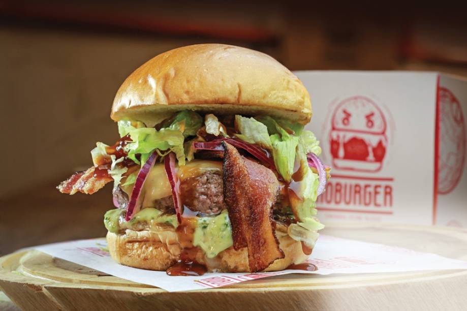 Chef's koburger: feito com wagyu Chef's koburger: feito com wagyu