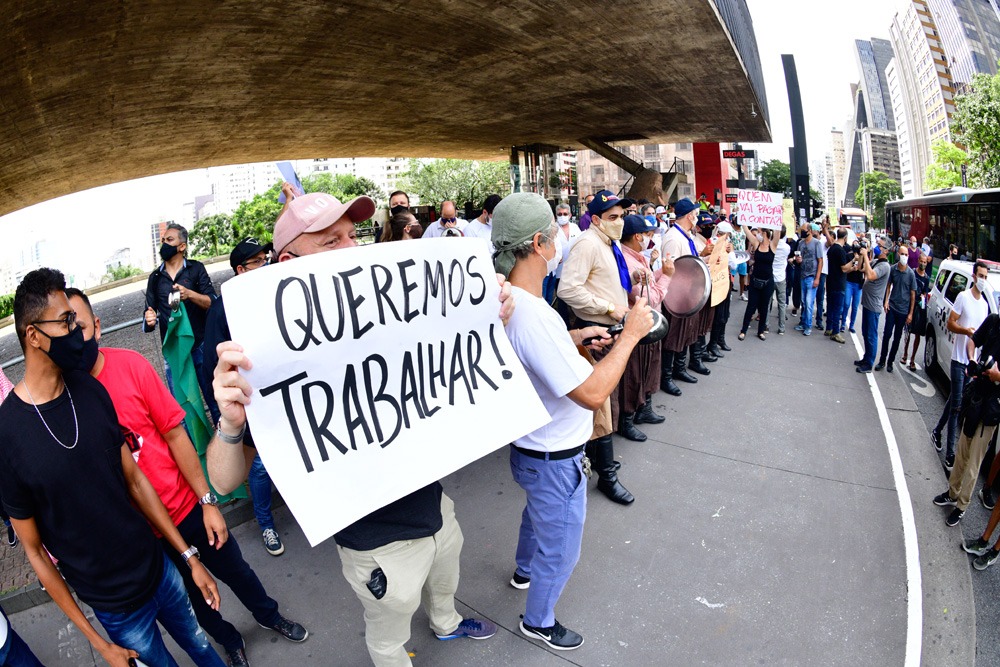 manifestação gastronomia