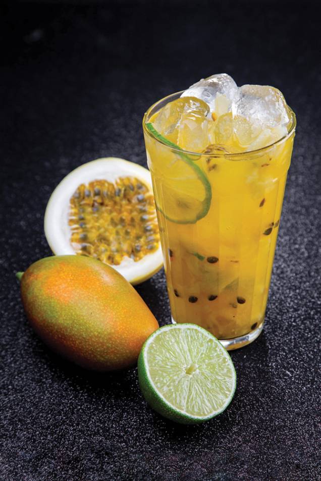 Caipirinha de maracujá: leva limão e cachaça Caipirinha de maracujá: leva limão e cachaça