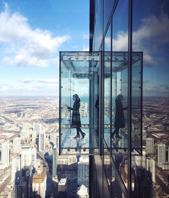 Skydeck de Chicago: projeto-irmão em São Paulo tem obras finalizadas em abril.