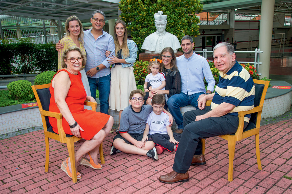 Familias no colegio Salesiano