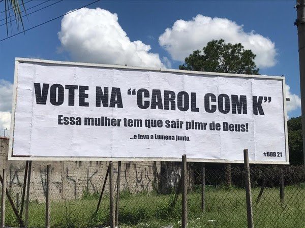 Outdoor pede saída de Karol Conká do BBB21