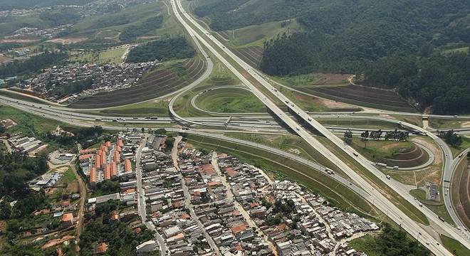 Vista aérea de Rodoanel Norte
