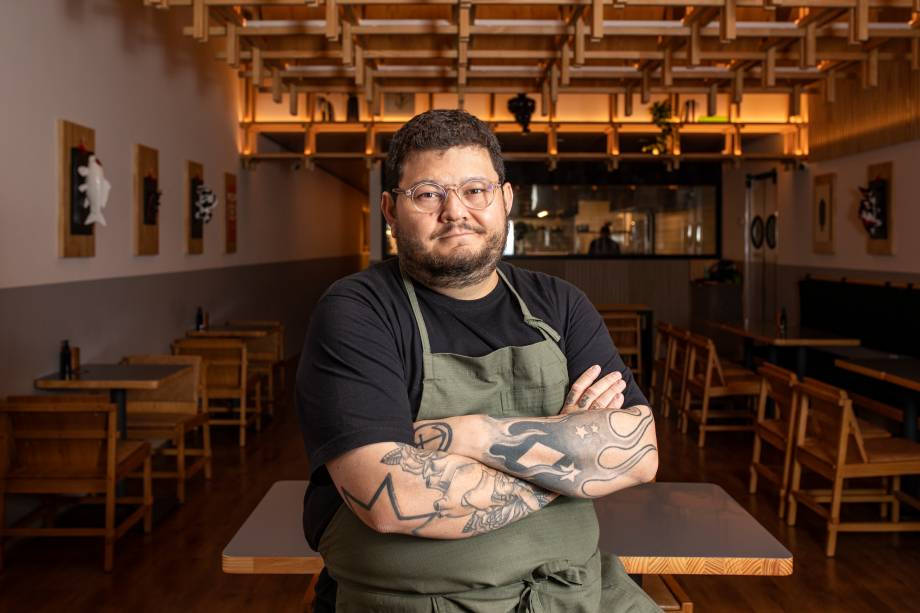 Thiago Bañares: chef da casa em Pinheiros