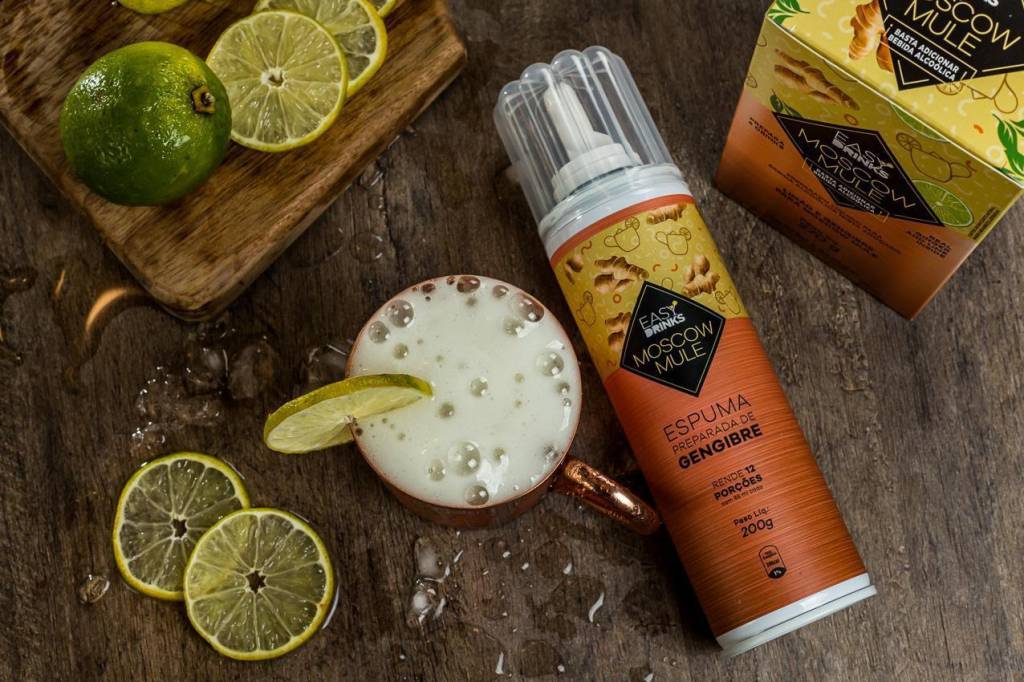 Easy Drinks O spray de espuma já pronta: para colocar no coquetel